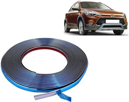 Selifaur CB132-Chrome Side Beading Roll Car Exterior Decorating Strips(15MM 20 Meter) Car Beading Roll For Bonnet, Boot Lid, Bumper, Door, Grill and Garnish Cover, Hood, Trunk, Window, Window Sill