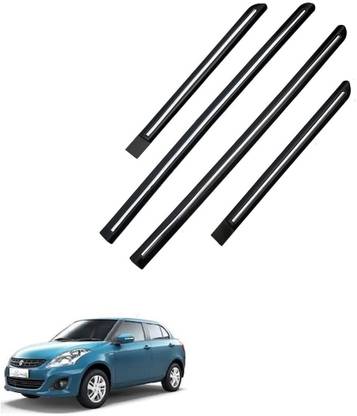 TECHMOZ MARUTI SWIFT DZIRE 2012-17 DOOR SIDE BEADING CHROME LINE SET OF 4 Car Beading Roll For Door