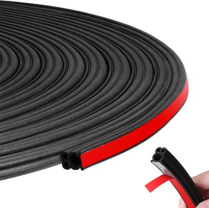 Verilux Car Door Seal Strip 52ft Weather Stripping Universal Trim Car Beading Roll For Door, Trunk, Window