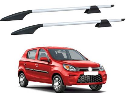 Shopone Car Stylish Roof Rails (Drill Free) in Rocket Curve Design in Silver Colour_36 Car Beading Roll For Hood