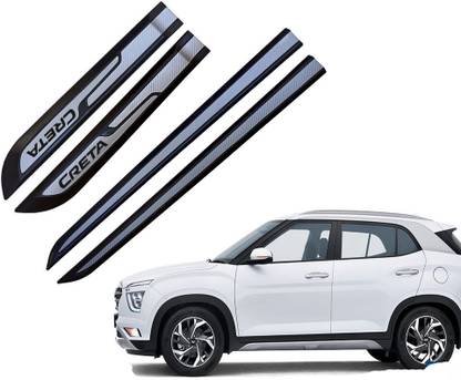 Kunj Autotech Car Door Side Beading Moulding for Cre ta all Models Set of 4 Pieces Car Beading Roll For Door