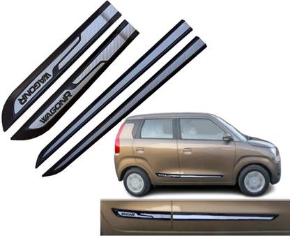 Kunj Autotech Car Door Side Beading Moulding for WagonR all Models Set of 4 Pieces Car Beading Roll For Door