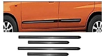 Shopone Hyundai EON CAR Door Side Chrome line Beading Black Car Beading Roll For Door