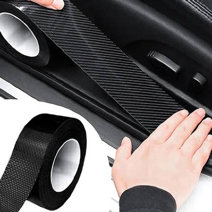 JK Beauty HI-Gloss Black Carbon Fiber Style Waterproof Tape For Beat 50 mm x 5 m Carbon Fiber Black Reflective Tape