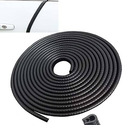 Auto E-Shopping Car Door Edge Protector U Shape Door Guard 5 Meter Car Beading Roll For Door, Window, Bonnet, Boot Lid