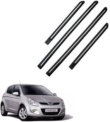 TECHMOZ HYUNDAI i20 DOOR SIDE BEADING CHROME LINE SET OF 4 Car Beading Roll For Door