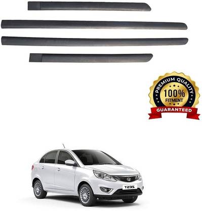 Shopone Car Door Side Beading Moulding for Tata ZEST all model (Set of 4) (3) Car Beading Roll For Door