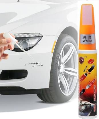 CarCARE Touch Up Paint For Cars, Automotive White Car Paint Pen Car Body Filler Putty