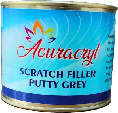 AOURACRYL Putty Grey (200 gms), to Fill Scratches and Dent on Car, Bike, Car Body Filler Putty