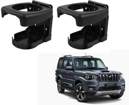 AuTO ADDiCT Car Foldable Black Drink Holder Cup Holder For MAHINDRA SCORPIO CLASSIC Car Bottle Holder