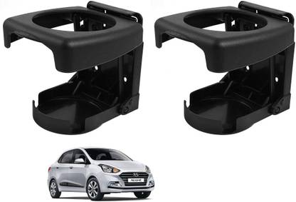 AuTO ADDiCT Car Foldable Black Drink Holder Cup Holder For HYUNDAI XCENT Car Bottle Holder