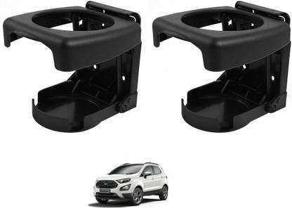 AuTO ADDiCT Car Foldable Black Drink Holder Cup Holder For FORD ECOSPORT Car Bottle Holder