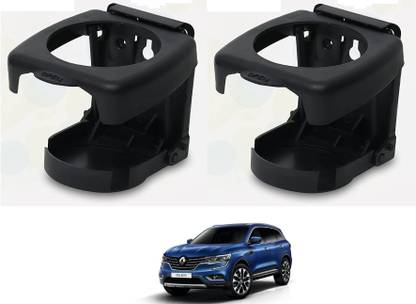 KOZDIKO BLACK DRINK HOLDER SET OF 2 PCS COMPATIBILE WITH KOLEOS Car Bottle Holder