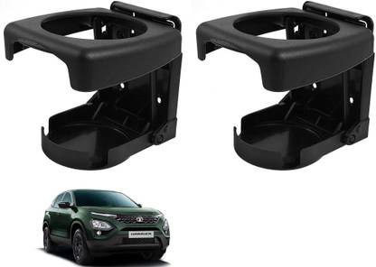 AuTO ADDiCT Car Foldable Black Drink Holder Cup Holder For TATA HARRIER Car Bottle Holder