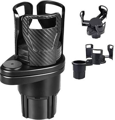 Windwarrior 2 in 1 Multifunctional Car Cup Holder & Coaster, Universal, 360 Degree Rotatable Car Bottle Holder