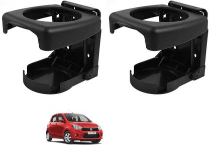 AuTO ADDiCT Car Foldable Black Drink Holder Cup Holder For MARUTI CELERIO Car Bottle Holder