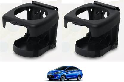 KOZDIKO BLACK DRINK HOLDER SET OF 2 PCS COMPATIBILE WITH FIESTA NEW Car Bottle Holder