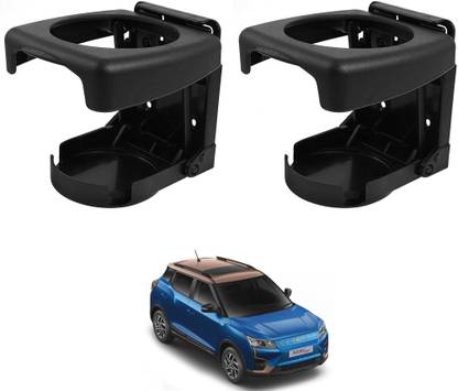 AuTO ADDiCT Car Foldable Black Drink Holder Cup Holder For MAHINDRA XUV 400 Car Bottle Holder