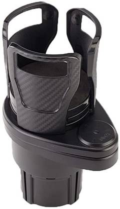 GVJ TRADERS Car A/C Air Vent Mount Cup Holder Stand for can Coffee Water Bottle (Black) Car Bottle Holder