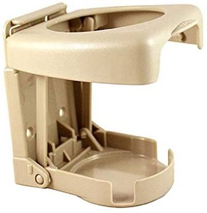 AIRSKY Foldable Car Drink/Bottle Holder For All Cars (Beige) Car Bottle Holder