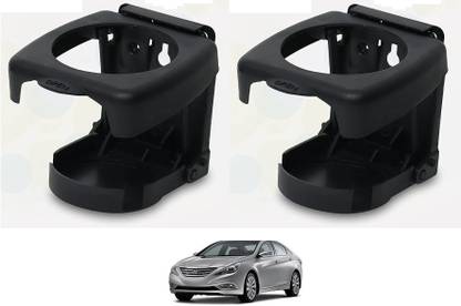 KOZDIKO BLACK DRINK HOLDER SET OF 2 PCS COMPATIBILE WITH SONATA Car Bottle Holder