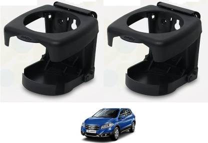 KOZDIKO BLACK DRINK HOLDER SET OF 2 PCS COMPATIBILE WITH S CROSS Car Bottle Holder