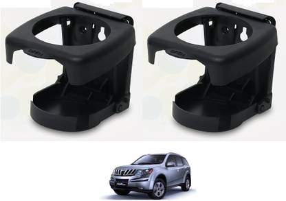 KOZDIKO BLACK DRINK HOLDER SET OF 2 PCS COMPATIBILE WITH XUV 500 NEW Car Bottle Holder