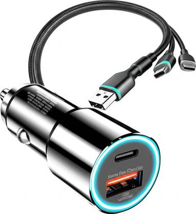 Primate 30 W Qualcomm 3.0 Turbo Car Charger