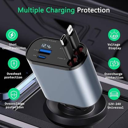 VEDRID 120 W Qualcomm Certified Turbo Car Charger
