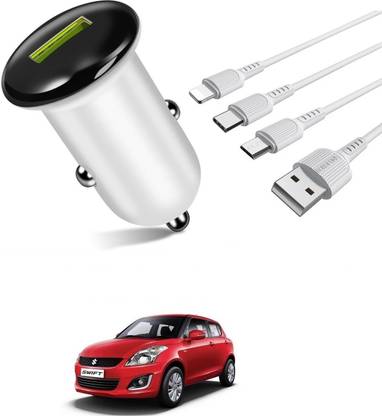 AuTO ADDiCT 25.5 W Turbo Car Charger