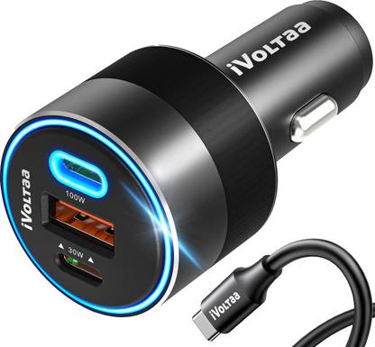 iVoltaa 130 W Turbo Car Charger