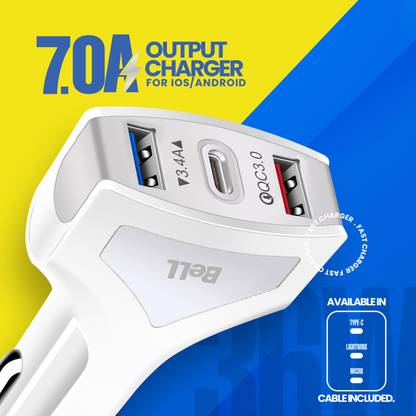 BELL 36 W Qualcomm 3.0 Turbo Car Charger