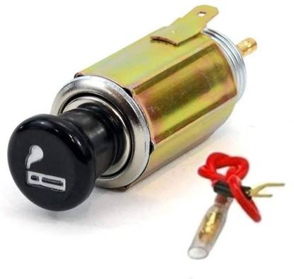 JUST MOD Socket Car Auto Cigarette Lighter Replacement Plug & Socket Assembly Set Car Cigarette Lighter