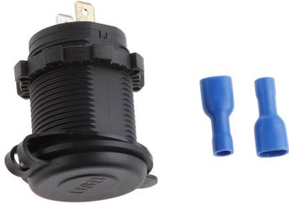 Calandis Socket Mini Dual USB Twin 2 Port 12V In Car Lighter Socket Charger Adapter Blue LED Car Cigarette Lighter