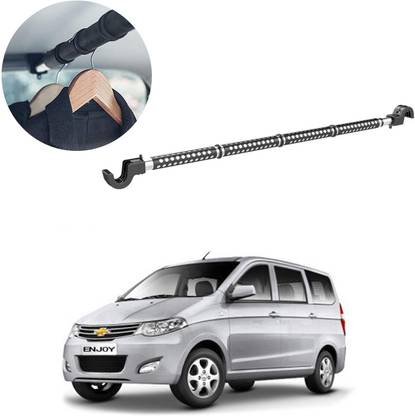 Oshotto Car Telescopic Clothes Hanger Bar, Heavy-Duty Non-Slip Rubber For Enjoy Car Coat Hanger