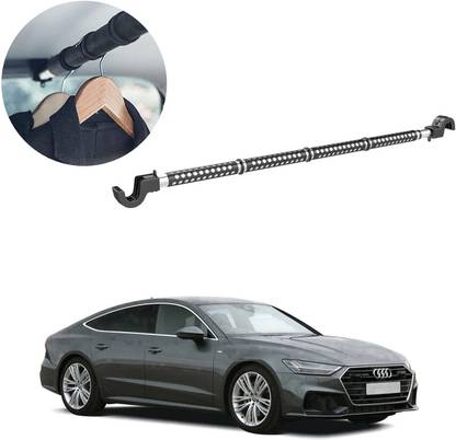 Oshotto Car Telescopic Clothes Hanger Bar, Heavy-Duty Non-Slip Rubber For Audi A7 Car Coat Hanger