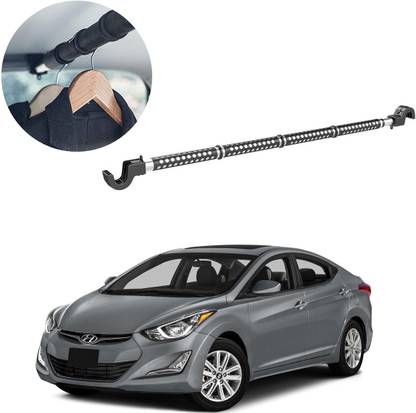 Oshotto Car Telescopic Clothes Hanger Bar, Heavy-Duty Non-Slip Rubber For Elantra Car Coat Hanger