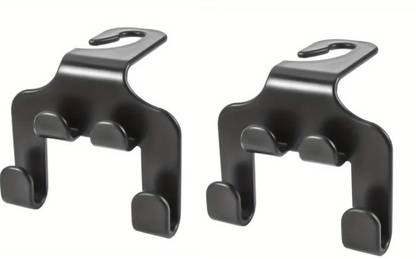 zvonko 4 in 1 Multifunctional Car Hooks Durable Hanger Storage Holder ( Pack of 2) Car Coat Hanger