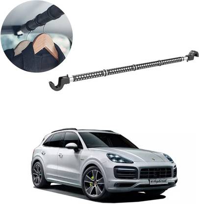 Oshotto Car Telescopic Clothes Hanger Bar, Heavy-Duty Non-Slip Rubber For Cayenne Car Coat Hanger