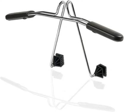 Augen Chrome Headrest Car Hanger Headrest Restraint Rods Easy Installation (Pack of 3) Car Coat Hanger