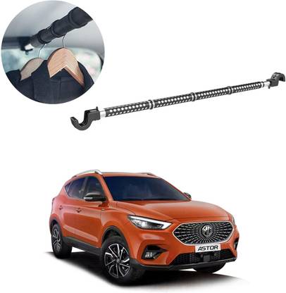 Oshotto Car Telescopic Clothes Hanger Bar, Heavy-Duty Non-Slip Rubber For MG Astor Car Coat Hanger
