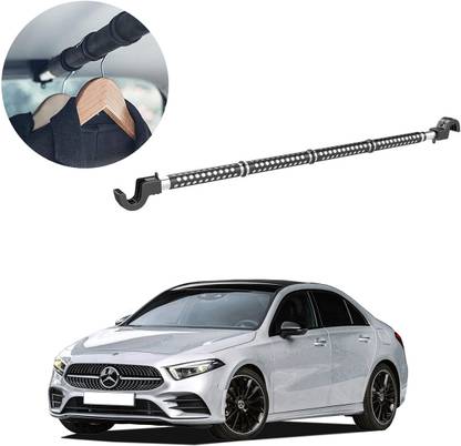 Oshotto Car Telescopic Clothes Hanger Bar, Heavy-Duty Non-Slip Rubber For A Class Car Coat Hanger