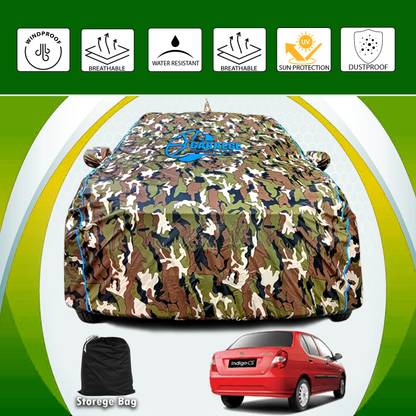 GARREGE Car Cover For Tata Indigo (With Mirror Pockets)