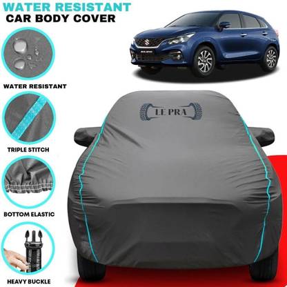 LE PRA Car Cover For Maruti Suzuki Baleno, Baleno 1.2 Alpha, Baleno 1.2 CVT Delta, Baleno 1.2 CVT Zeta, Baleno 1.2 Delta, Baleno 1.2 Sigma, Baleno 1.2 Zeta, Baleno 1.3 Alpha, Baleno 1.3 Delta, Baleno 1.3 Sigma, Baleno 1.3 Zeta, Baleno 1.6i, Baleno Alpha CVT Petrol, Baleno Alpha Diesel, Baleno Alpha Petrol, Baleno Altura 1.6i, Baleno Delta CVT Petrol, Baleno Delta Diesel, Baleno Delta Petrol, Baleno DualJet Delta Petrol, Baleno DualJet Zeta Petrol, Baleno Lxi, Baleno RS 1.0, Baleno Sigma Diesel, Baleno Sigma Petrol, Baleno Vxi, Baleno ZXi, Baleno Zeta CVT Petrol, Baleno Zeta Diesel, Baleno Zeta Petrol (With Mirror Pockets)