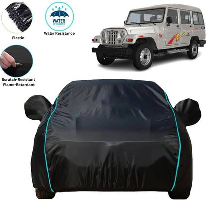 VOLTEMART Car Cover For Mahindra Marshal, Marshal DI, Universal For Car (With Mirror Pockets)