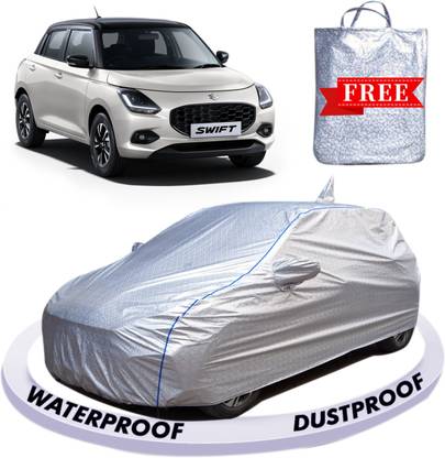 FABZEX Car Cover For Maruti Suzuki Swift, Swift AMT VDI, Swift AMT VDI Diesel, Swift AMT VXI Petrol, Swift AMT ZDI Diesel, Swift AMT ZDI Plus Diesel, Swift AMT ZXI Petrol, Swift AMT ZXI Plus Petrol (With Mirror Pockets)