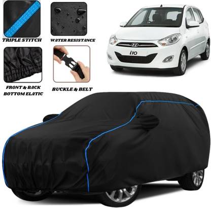 VOICO Car Cover For Hyundai i10, i10 1.2L, i10 Era, i10 Magna 1.1L, i10 Sportz 1.1L, i10 Sportz 1.1L LPG (With Mirror Pockets)