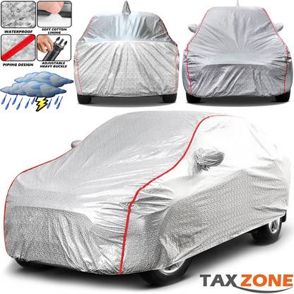 TAXZONE Car Cover For Ford Figo, Figo 1.2P Ambiente MT, Figo 1.4L, Figo 1.5D Base MT, Figo Aspire 1.2 Ti-VCT Trend (With Mirror Pockets)
