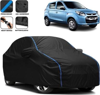 Amikan Car Cover For Maruti Suzuki Alto, Alto 800, Alto 800 LX, Universal For Car (With Mirror Pockets)