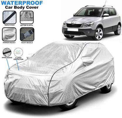 Grizzly Car Cover For Skoda Fabia Scout (With Mirror Pockets)